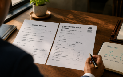 B-BBEE Affidavit vs Certificate: What SA Corporates Should Actually Choose (2026 Guide)